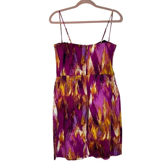 Bisou Bisou Pink Multicolor Strapless Sexy Sweathear Neckline Mini Dress Size 12 - Picture 4 of 8